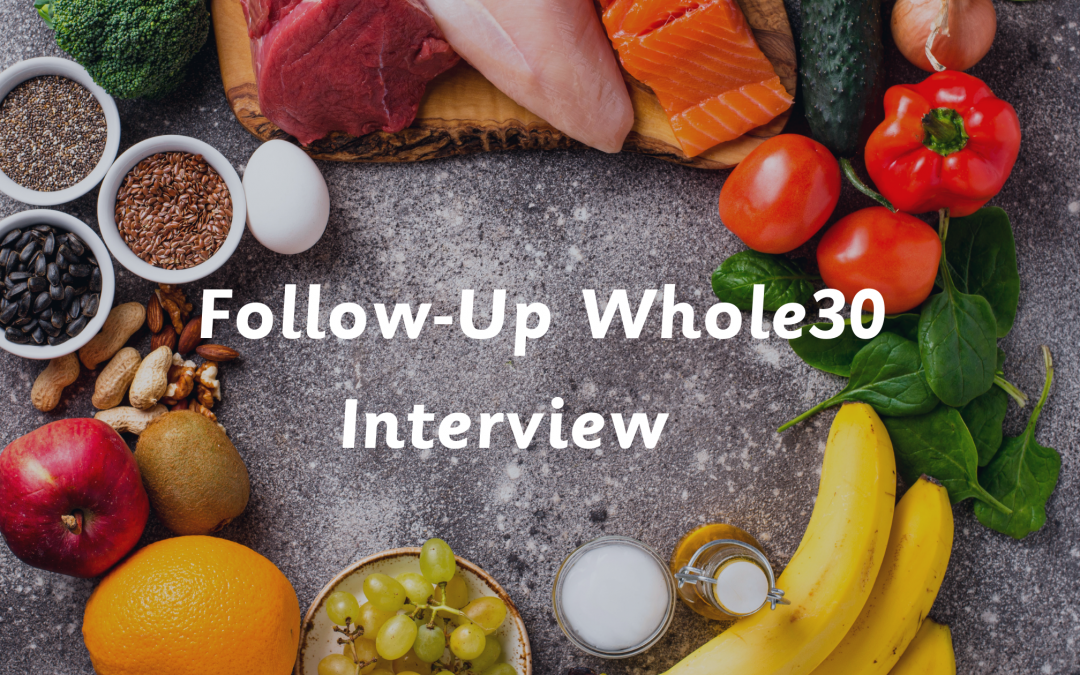 Whole30 Follow-Up with Amber and Sasha