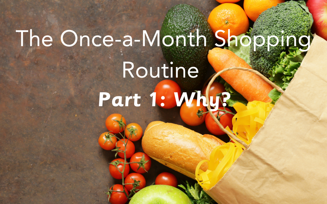 The Once-a-Month Shopping Routine- Part I: Why?