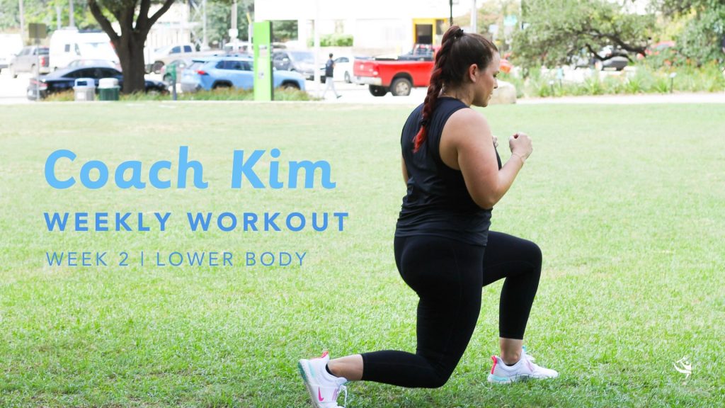 Coach Kim's Weekly Workout: Lower Body