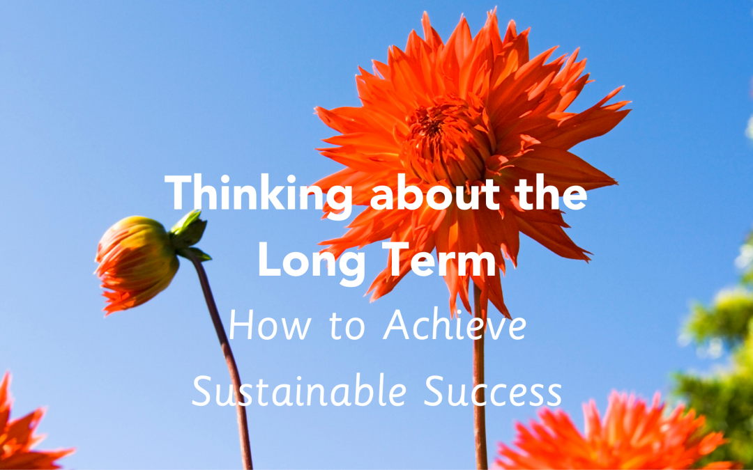 Thinking about the Long Term- How to Achieve Sustainable Success