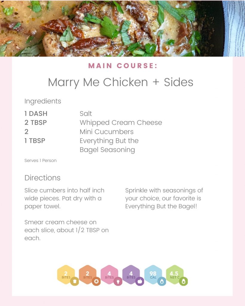 Marry Me Chicken + Sides