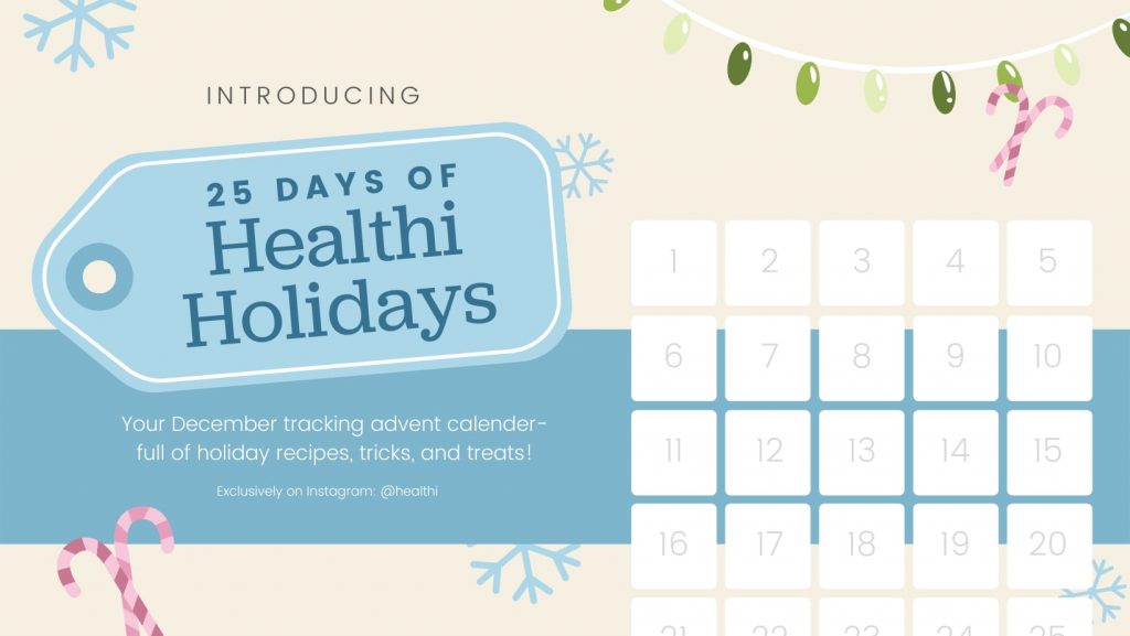 25 days of Healthi holidays