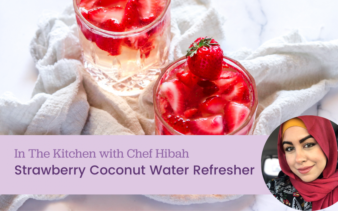 Healthi Strawberry Coconut Water Refresher Recipe