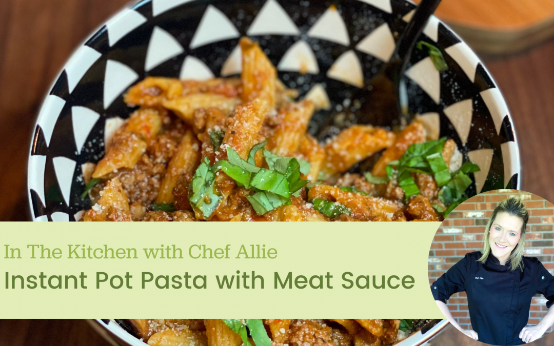 Healthi Instant Pot Pasta with Meat Sauce