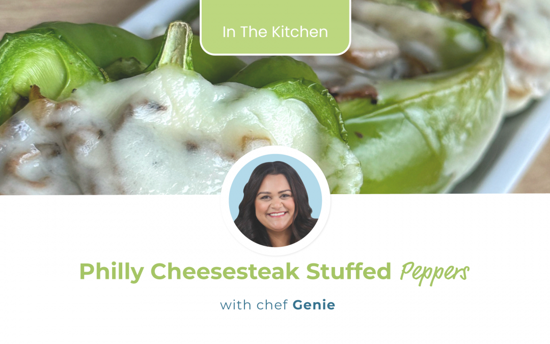 Chef Genie’s Philly Cheesesteak Stuffed Peppers