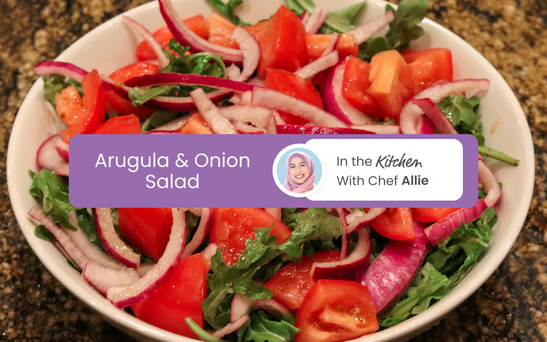 Chef Hibah’s Arugula & Onion Salad