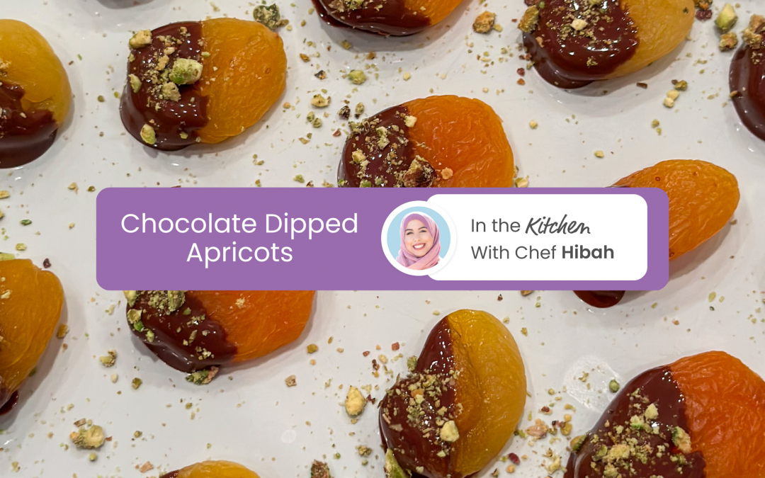 Chef Hibah’s Chocolate Dipped Apricots