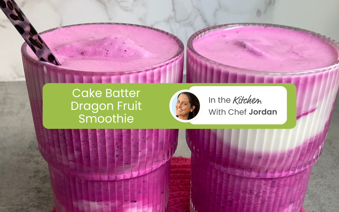 Chef Jordan’s Cake Batter Dragon Fruit Smoothie