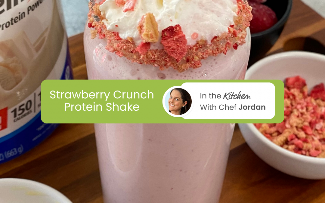 Chef Jordan’s Strawberry Crunch Protein Shake