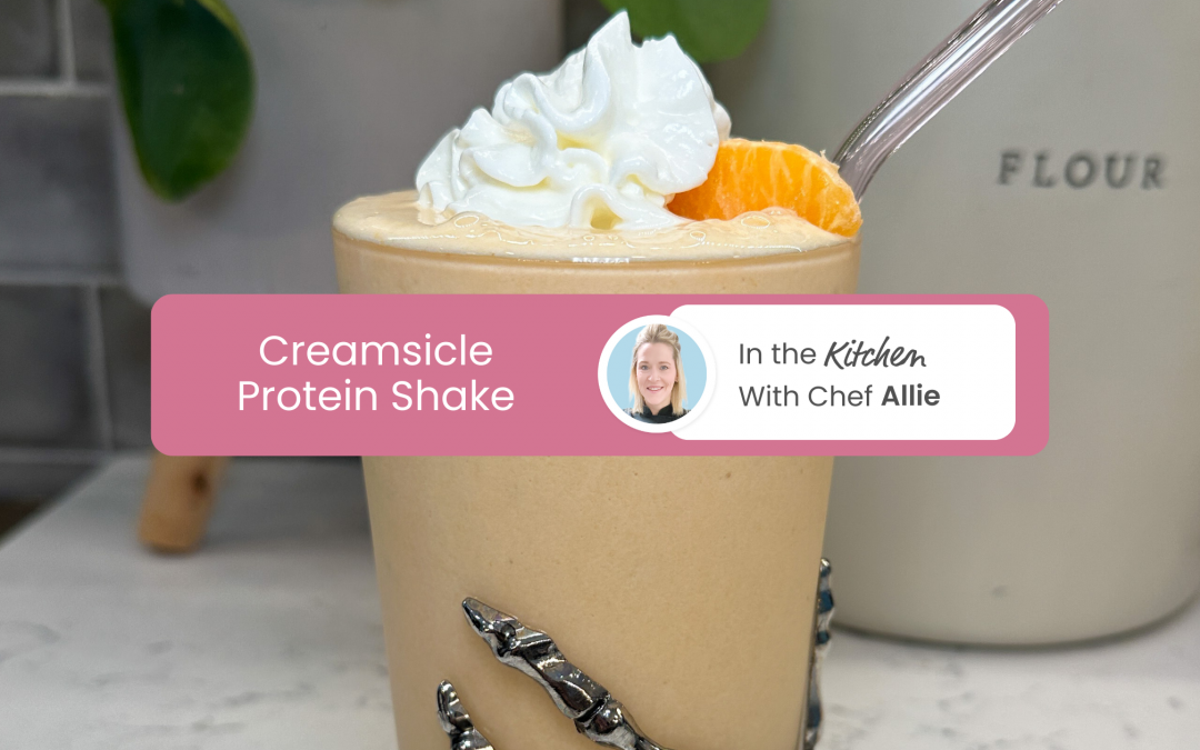 Chef Allie’s Creamsicle Protein Shake