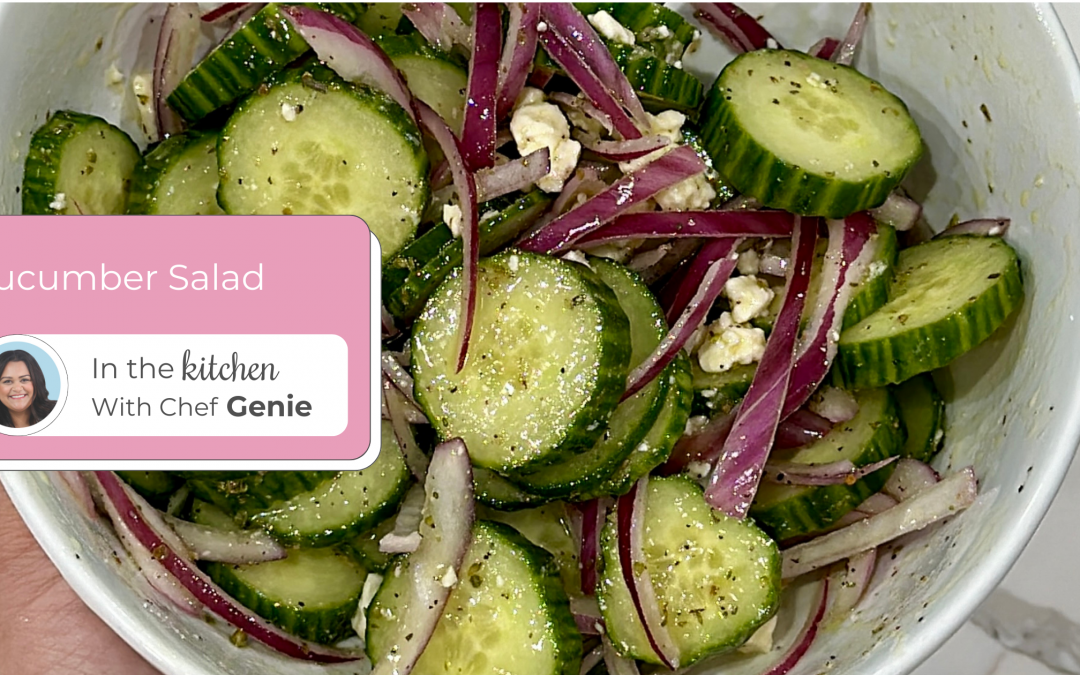 Cucumber Salad by Chef Genie