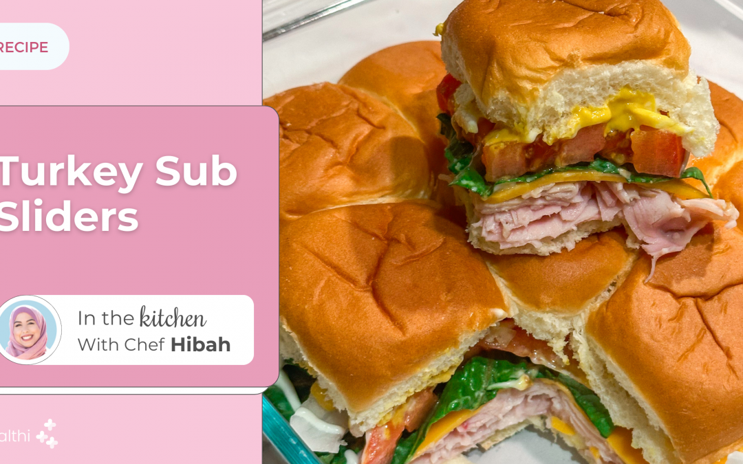 Turkey Sub Sliders by Chef HIbah